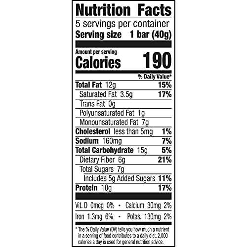 Image of Nature Valley Chewy Granola Bars, Protein, Peanut Butter Dark Chocolate, 5 Bars, 7.1 OZ (Pack of 8)