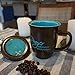 Abbey Gift Prayer Changes Everything Coaster Brown and Blue, 1 Count, Dishwasher Safe Mugs For Coffee and Tea, Includes Bible Verse, 