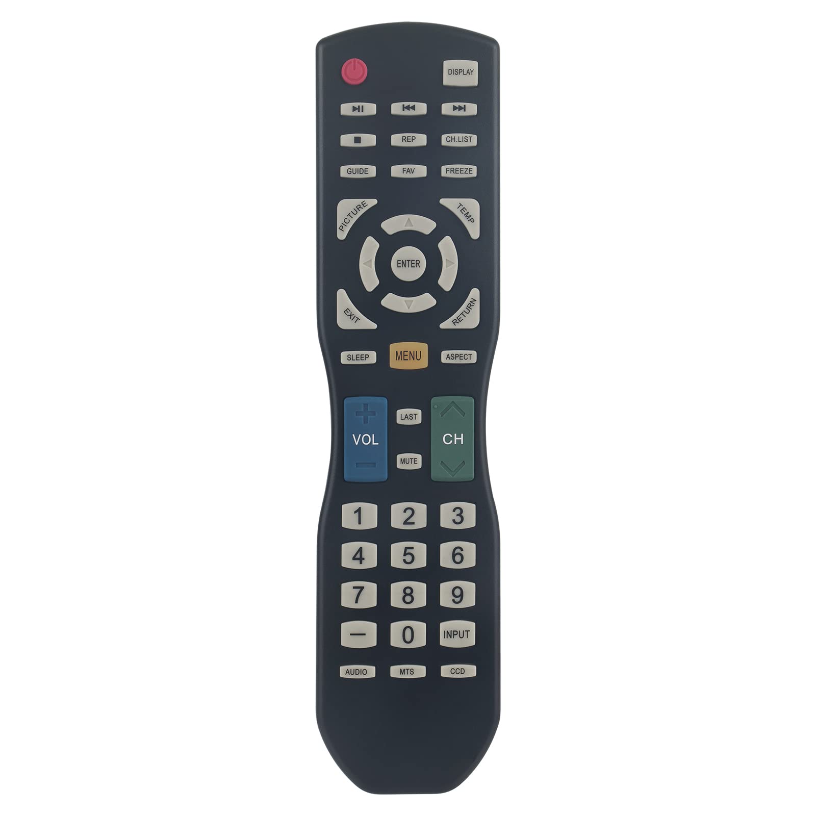 New V1-0917 Remote Control Replacement fit for Bolva FHD TVs 4K Curved Smart Bolva TVs for ETEC 32E700 32E700REM TV for eTec TV 32A66 32E700 40E750