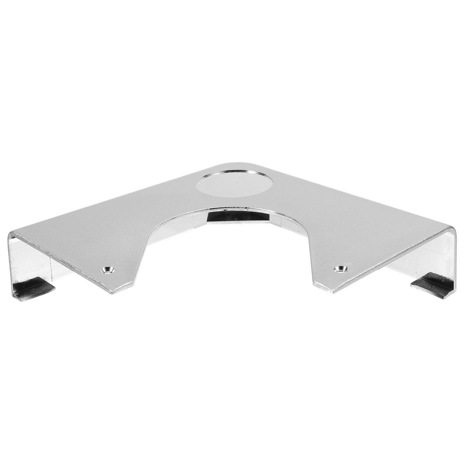 Pool Table Metal Corner Plates (Set Of 4) - Resin Hard Plastic Billiard Corner Protectors, Silver, 18.2cm