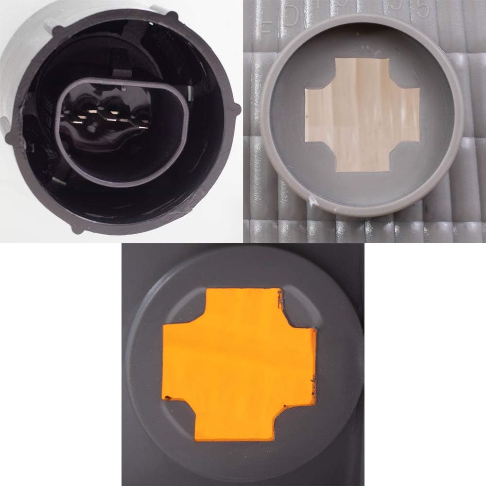 Fits 1992-1996 F150 Bronco Headlights, Corner and Side Park Signal Lights Compatible with F2TZ13008B F2TZ13008A F2TZ15A201D F2TZ15A201C