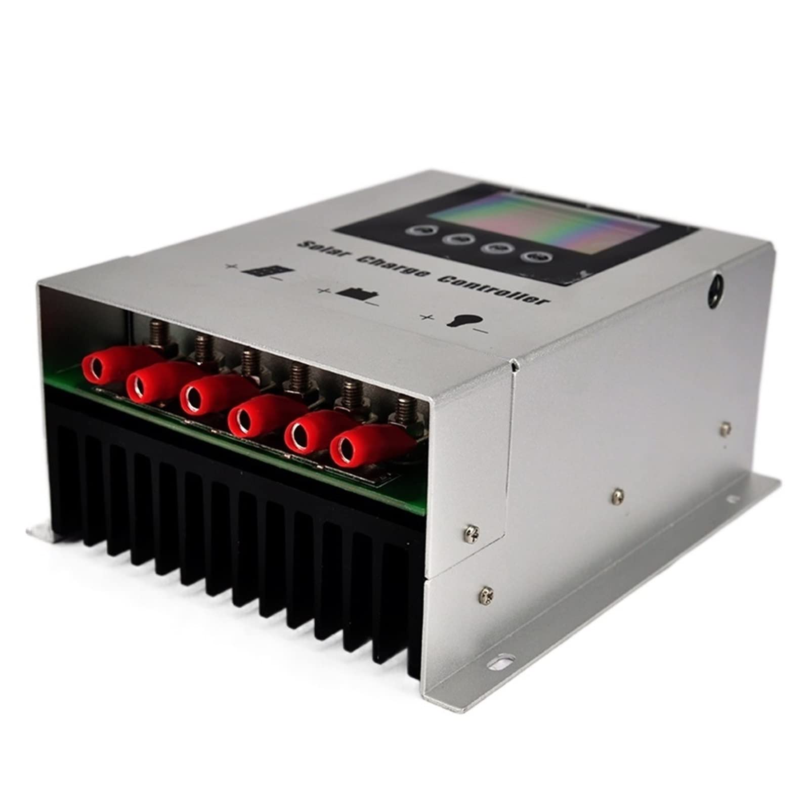 Controller 1 2V 24V 48V 30A 40A 50A 60A PWM Controller di Carica Solare con LCD Visualizza for Il Piombo Acido(60A Current)
