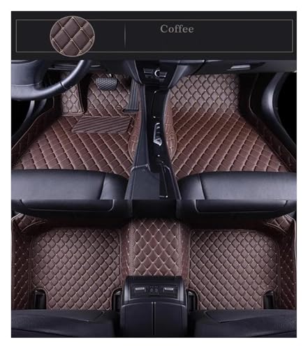 Alfombrillas 3D coche para Cadillac Escalade 2017 accesorios de cuero artificial antideslizante 2