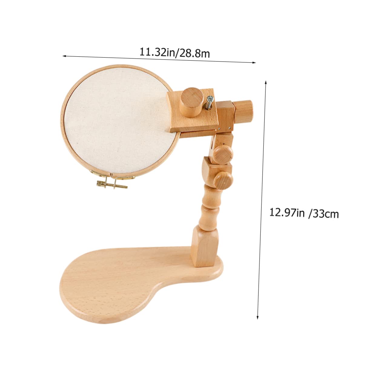 UKCOCO Bastidor De Bordado De Madera Soporte De Para Punto De Cruz Soporte De Escritorio Ajustable Para Costura Casa Bastidor De Escritorio