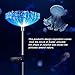 Neporal Solar Garden Lights, 7 Color Changing Solar Lights Outdoor Decorative, IP65 Waterproof Garden Lights Solar Powered, 2 Pack Solar Flower Lights, Fiber Optic for Yard Patio Pathway Decorations
