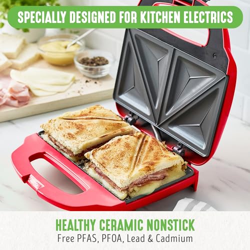 GreenLife Pro Electric Panini Press Grill And Sandwich Maker