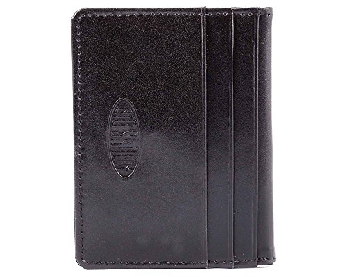 Big Skinny New Yorker Leather ID Slim Wallet, Holds Up to 24 Cards3