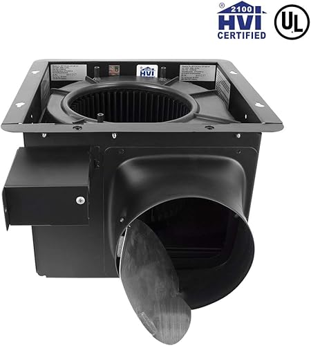 Miniatura 5 de BV Ventilador de baño ultra silencioso para ventilación y escape de baño, ventilador de techo de baño, remodelación residencial, ventilador de