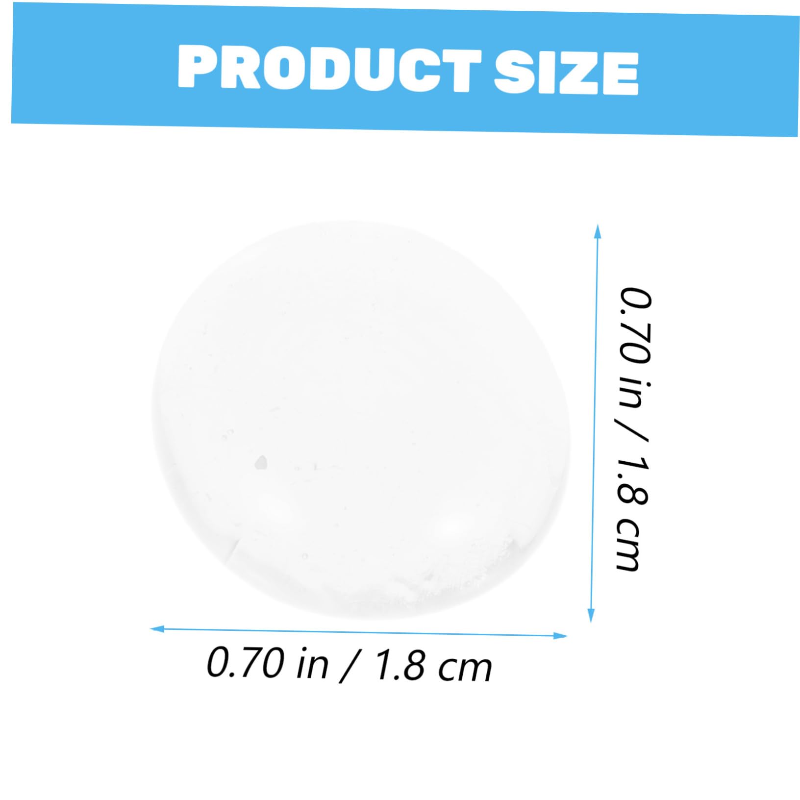 Verre D'aquarium 1kg en Verre pour Plantes et Décoration | Pierres Transparentes, Usage Aquarium et Pots de Fleurs, 16 à 19mm, 1 Paquet, Style Table