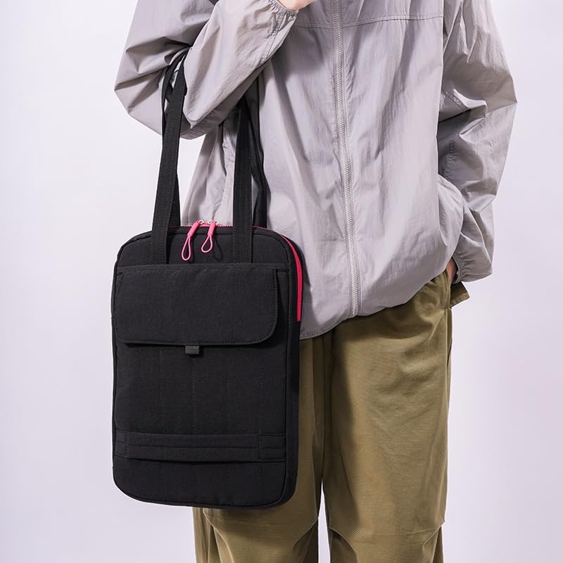 bandolera Bolso de hombro vertical for portátil de 15,6 pulgadas, funda acolchada con asa acolchada y correa for equipaje. portatil