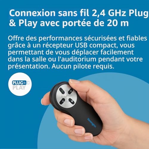 Kensington Télécommande de présentation sans fil avec nano récepteur Neuf - vue 6