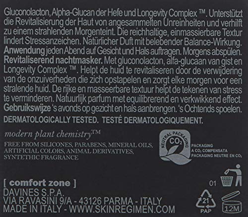 Skin Regimen Night Detox Face Mask, 100% Natural, Rebalancing and Reinvigorating Aroma, 1.75 fl. oz. - Image 4