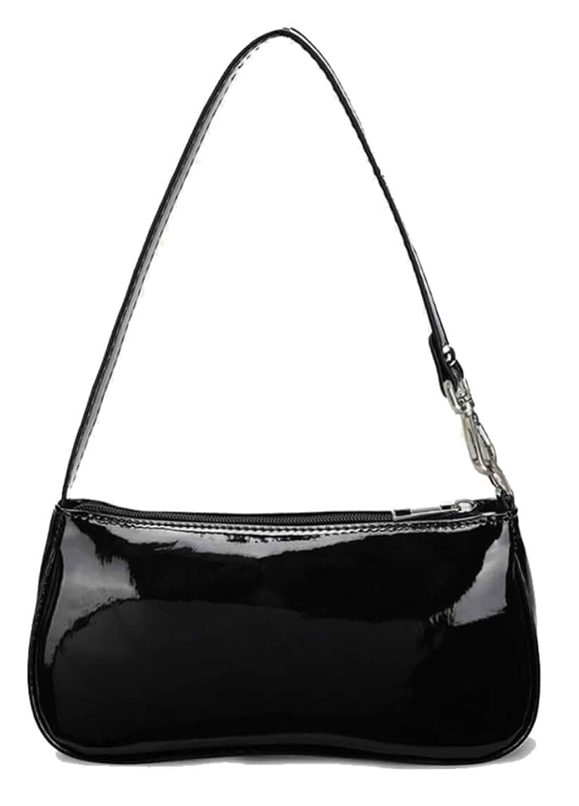 Patent Leather Evening Purse Shiny Elegant Clutch Purse Mini Shoulder Bag