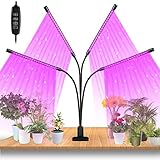 Dimmerabile: offriamo 10 livelli di luminosità (10% -100%) per la vostra scelta. A seconda della crescita del clima o delle piante, la luce delle piante può essere regolata alla giusta luminosità.