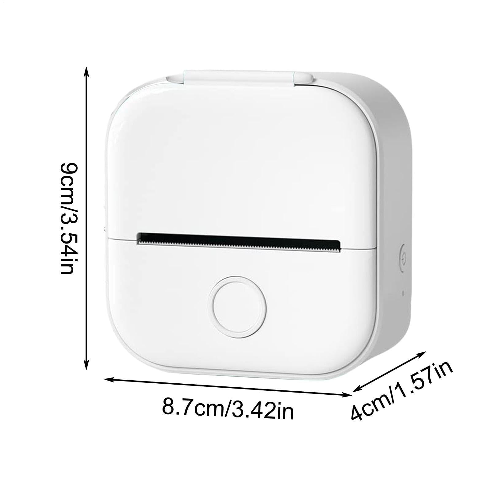 Generico Mini Stampante - Stampanti Tascabili Wireless | Stampa Termica | Per Etichetta, Memo, Ricevuta, Adesivo, Foto | Regalo Per Kid | Mini Printerr For Kids Regali, Scuola, Per Il