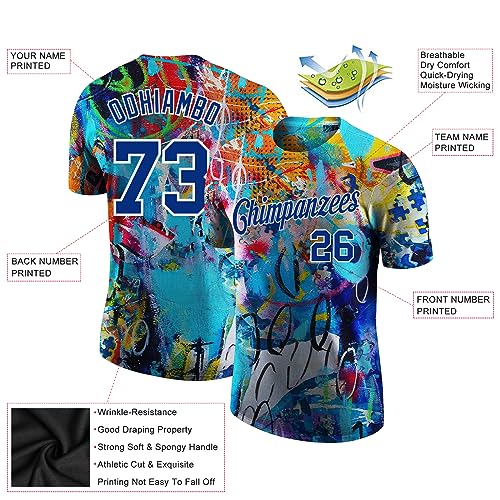 Custom Baseball Shirts Personalized Baseball Team Jerseys Sports Uniform Printed Name Number Logo for Men Women Youth miniatura 2