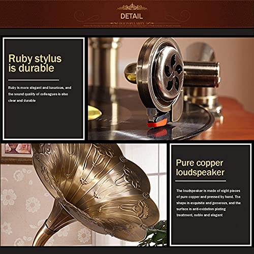 Tourne-Disque Vintage, Platine Vinyle rétro Gramophone Haut-Parleur Caisson de Basses Tourne-Disque avec Haut-parleurs… - Les Beatles, Paul McCartney, John Lennon, RIngo Starr, George Harrison Tourne-Disque Vintage, Platine Vinyle rétro Gramophone Haut-Parleur Caisson de Basses Tourne-Disque avec Haut-parleurs… – Image 6