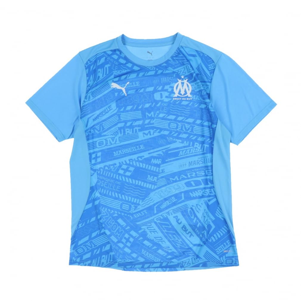 Puma Men's Soccer Futsal License Shirt OM PM SS Shirt, blue, O