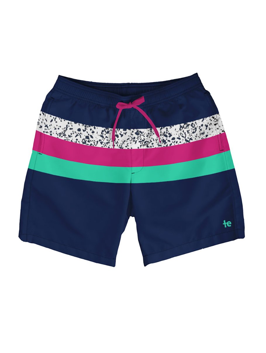 Tipsy ElvesMen's Summer Swim Trunks - Summer Swim Trunks for Men, Lazy River, XL