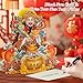 WhatSign Chinese New Year Card, 3D Cai Shen God of Wealth Fengshui Decoration for Good Fortune – Large Handmade Lunar New Year Gifts, Ideal Home Décor for Table, Desk, Office 2026 Year of The Horse