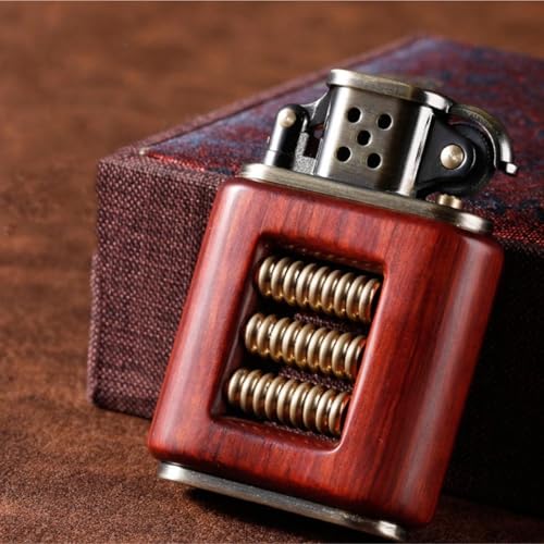 Encendedor de queroseno de alta gama con llama suave y elegante diseño clásico recargable 2