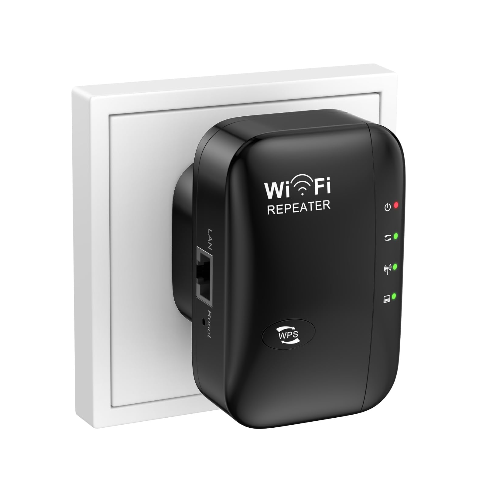 WLAN Verstärker 300 Mbit/s 2.4 GHz - WLAN Repeater Mit Ethernet & AP-Modus