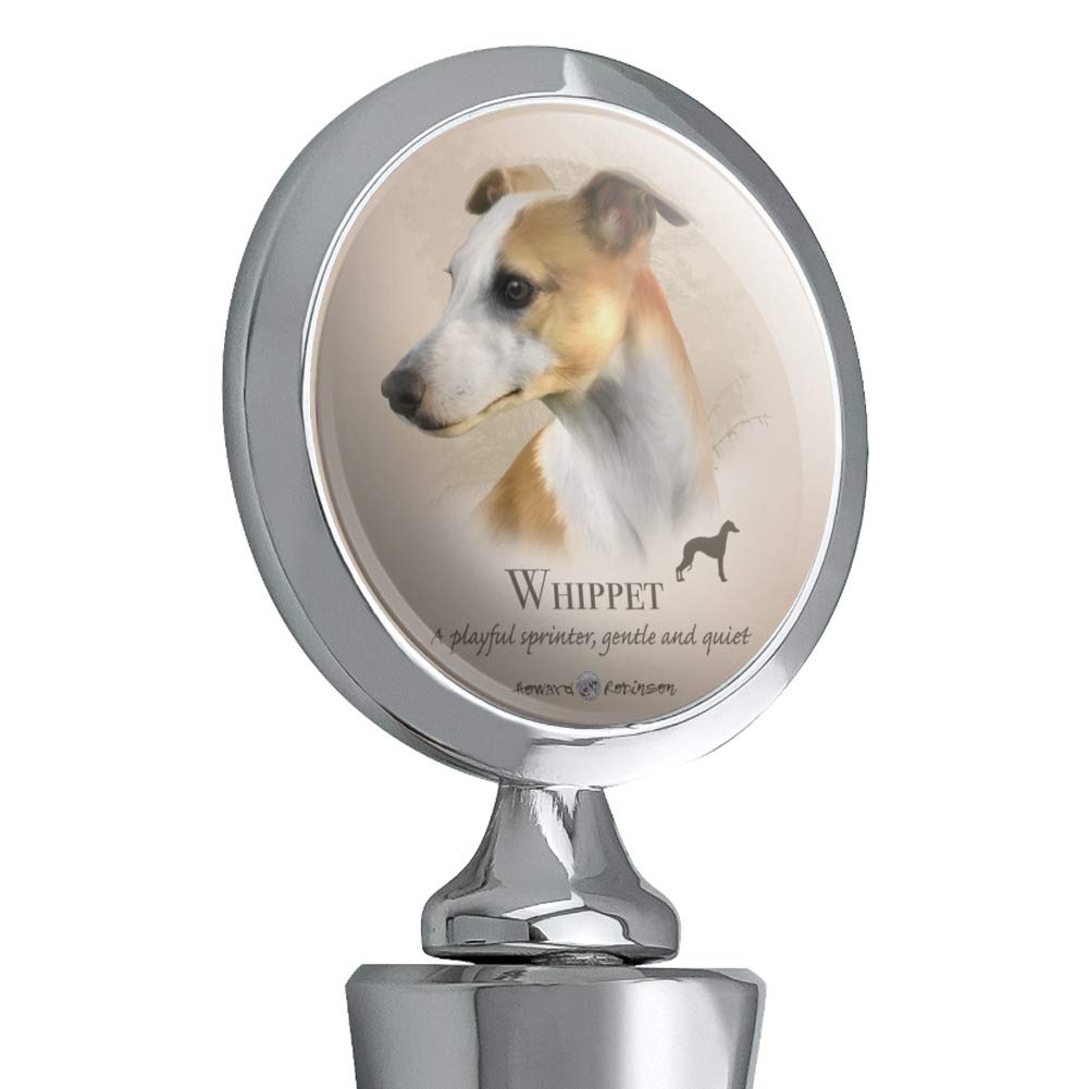 Whippet Dog Breed Wine Bottle Stopper