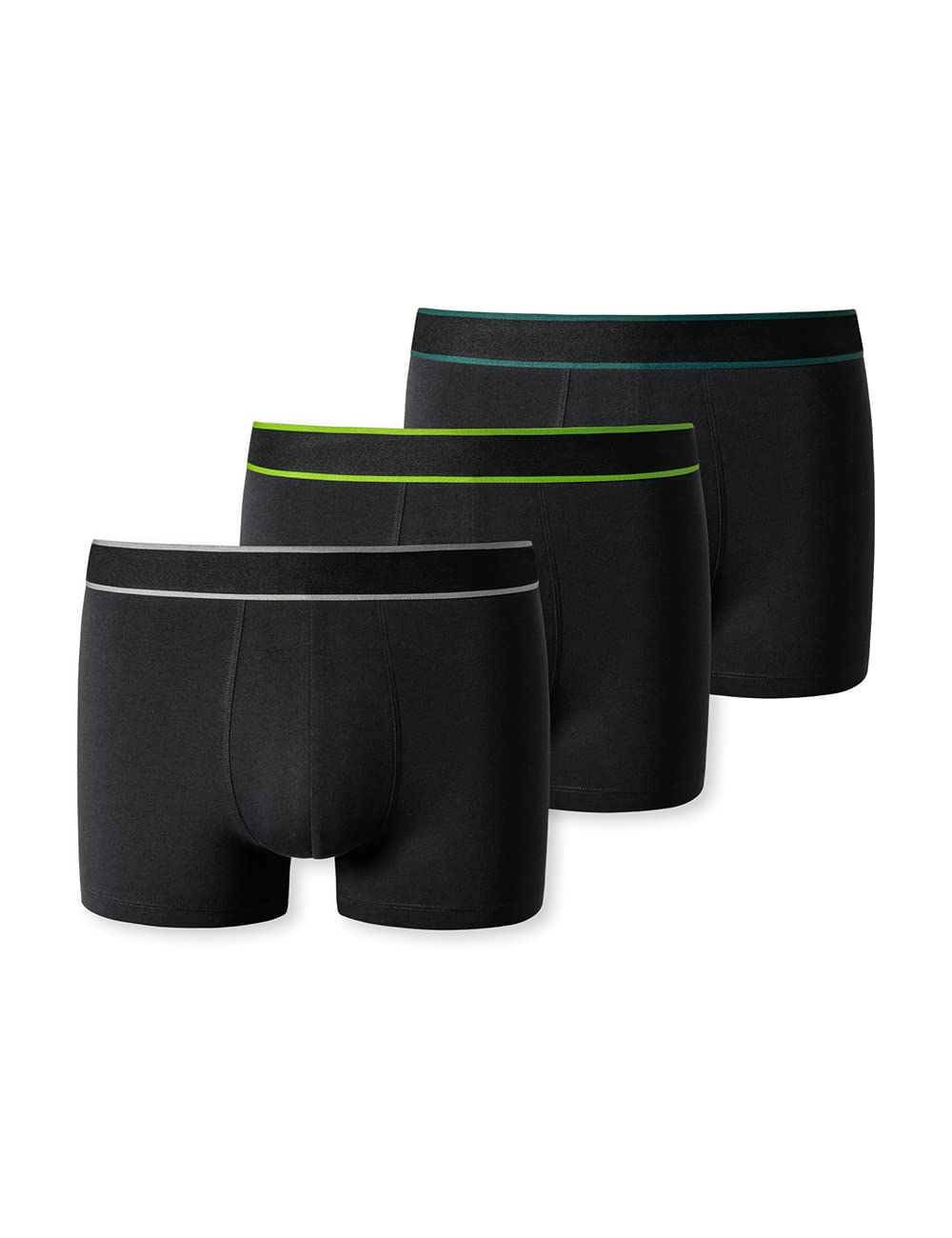 Schiesser Herren 3 Pack Boxershorts Bio Baumwolle Multipack - 95/5 Organic, Sortiert 2_179066, 8