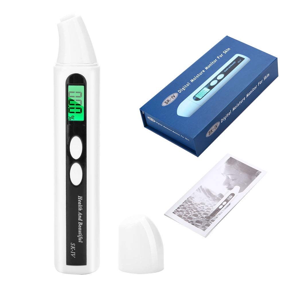 Kostech Portable Digital Monitor Detector Skin Sensor Face Skin Moisture Tester Meter Water fluid Analyzer Facial Skin Care Tools