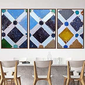 signwin 3 Piece Framed Canvas Wall Art Abstract...