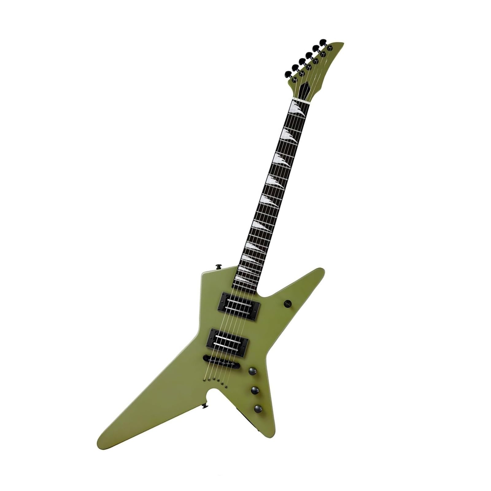 Gitara Elektryczna Heavy Metal Solid Body W Kolorze Zielonym