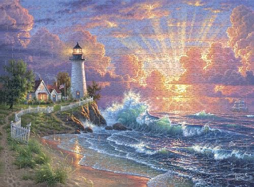 Buffalo Games Abraham Hunter, Light of Hope, Rompecabezas de 1000 Piezas, Azul miniatura 7
