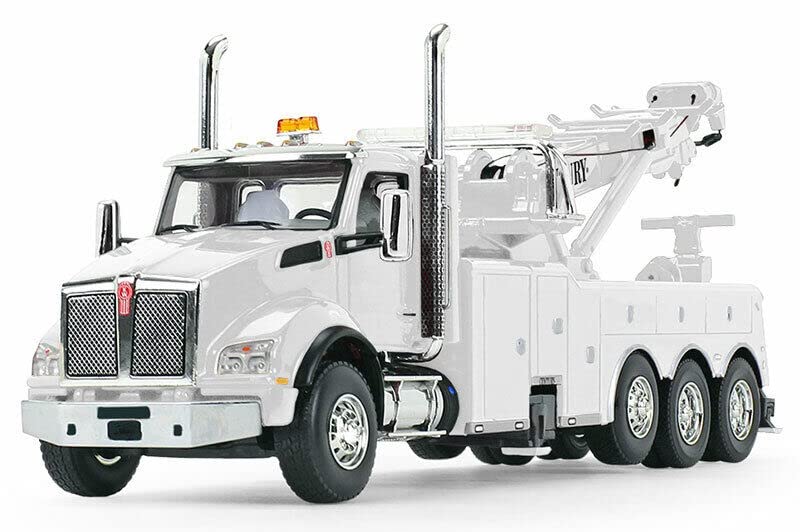 ACE HOBBYFirst Gear for Kenworth T880 with Century 1060 Rotator Wrecker in White 1/50 DIECAST Truck Pre-Built Model