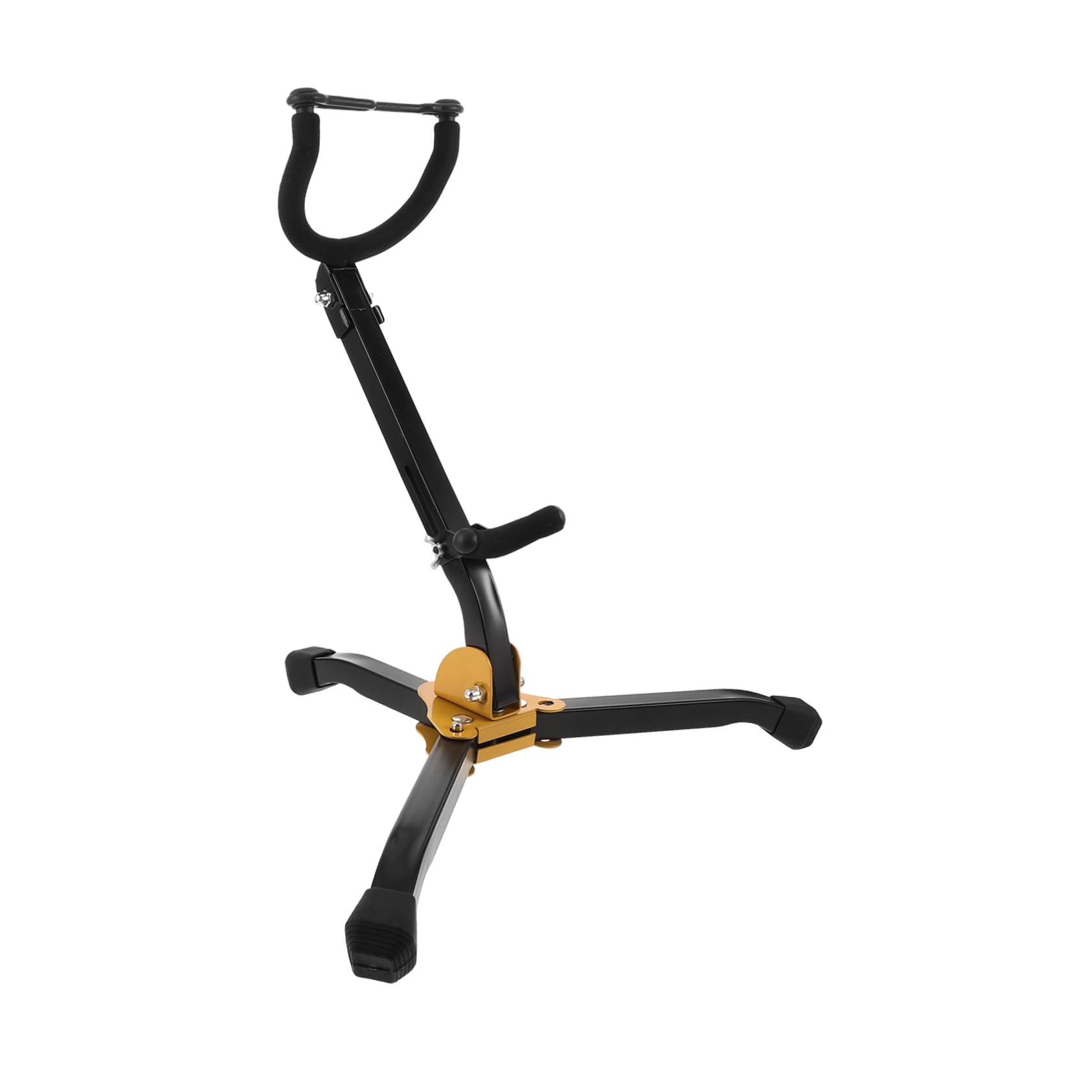FAVOMOTO Saxophone Rack Sax Stand Adjustable Fork Sturdy Metal Construction Sax Bracket for Alto Tenor Saxophones