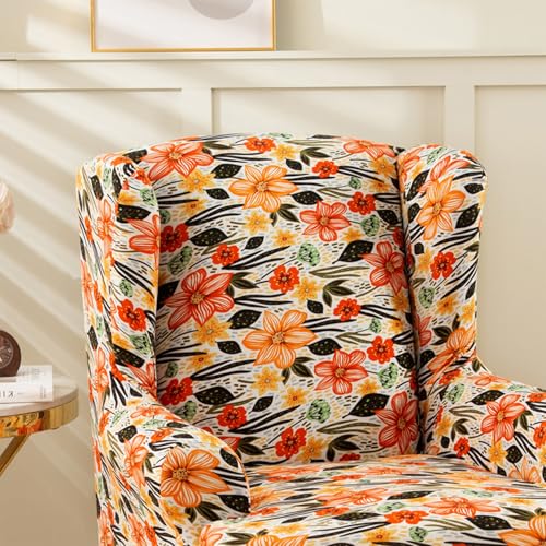Housse de chaise wing back lavable pour protéger des animaux