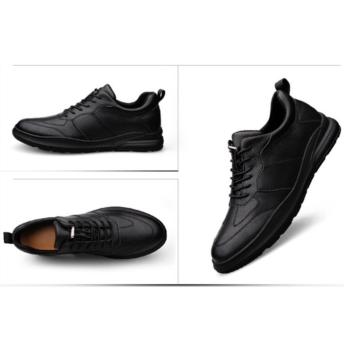 VIBLiSS Mocassini con Rialzo da Uomo con Altezza Crescente, Scarpe da Passeggio più Alte di 8 Cm Sneaker da Sollevamento Casual Leggera E Confortevole