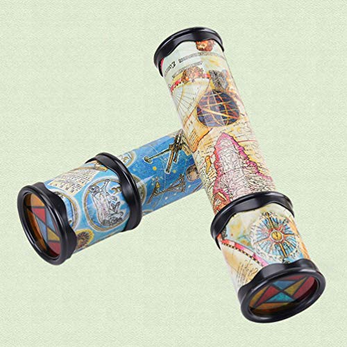 STOBOK 2Pcs Caleidoscópio Caleidoscópio Lente Espelho Brinquedo para Adultos Dos Miúdos Favores Do P