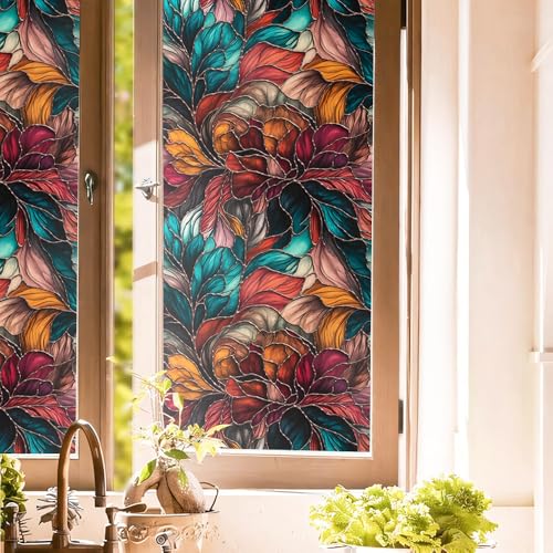 Vinilo Decorativo Para Ventana Estilo Vidrio Teñido 15.7x118 pulgadas miniatura 1