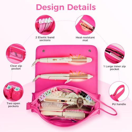 Bolsa de viaje para herramientas de cabello 2 en 1 miniatura 5