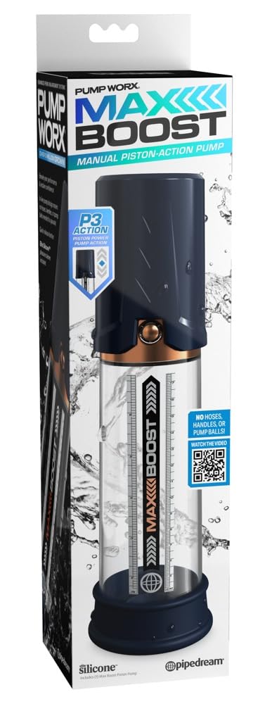 PUMP WORX - POMPE A PENIS MAX BOOST BLANCHE