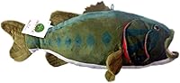 Vista 1 de Adore 17" Cranky The Largemouth Bass Fish - Soporte de pared de peluche