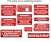 30Pcs Caution Solar Circuit Labels, PV Photovoltaic System Safety Stickers for Solar Installers, Electricians, Industrial Use| Code Compliant | UV Resistant Weatherproof | Industrial Grade Vinyl