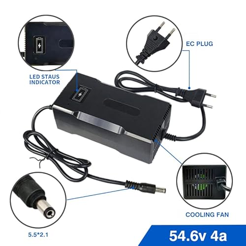 Caricabatteria per Bicicletta Elettrica 54,6 V 4 a...