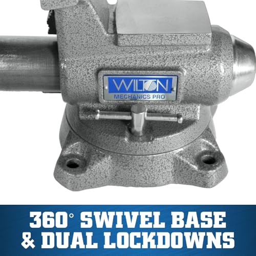 Image of Wilton Mechanics Pro Bench Vise, 4-1 /2 inch Jaw Width, 4 inch Jaw Opening, 3-1 /2 inch Throat (Model 845M)