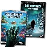 Das Monster Krimi Bundle | Das Monster aus dem EIS & Das Monster aus der Lagune Spar-Bundle | Spannende Krimi-, Detektivspiele
