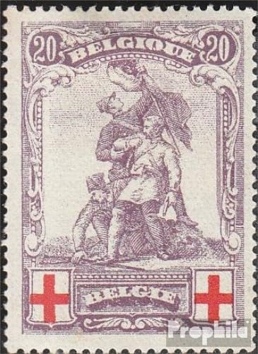 Belgium 106 unmounted Mint/Never hinged ** MNH 1914 Red Cross (Stamps for Collectors) Red Cross