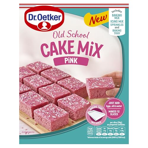 Dr. Oetker Old School Pink Cake Mix 436g