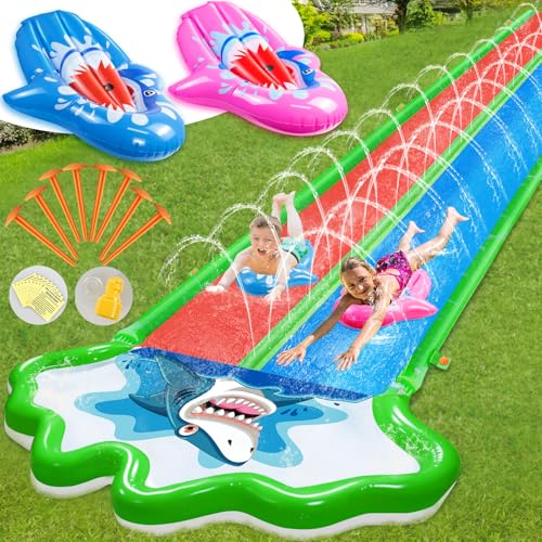 Slip and Slide Lawn Water Slides - Inflatable Heavy Duty Slip Sli...
