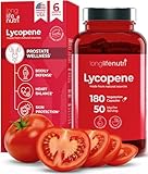 Lycopene 50mg 180 Vegetarian Capsules | Supplement Health | Natural Tomato Extract Non-GMO | Pure Powder