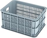 Ohne Befestigungsmaterial Basil Crate S Fahrradkasten, Grey, 40 x 30 x 21 cm